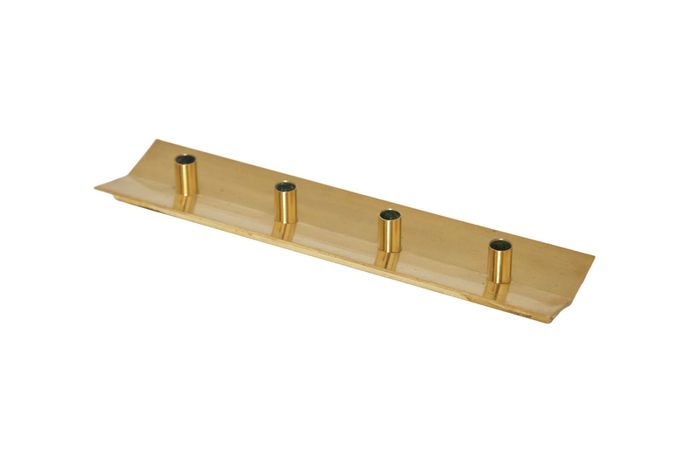 Vintage Brass Candelabra, Model Profile by Pierre Forsell for Skultuna, 1960s