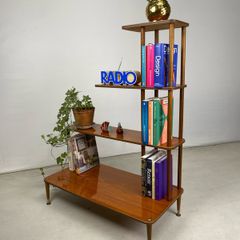 Mid Century Open Bookcase