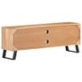 TV Cabinet 120x30x42 cm Solid Acacia Wood with Live Edges Image 4