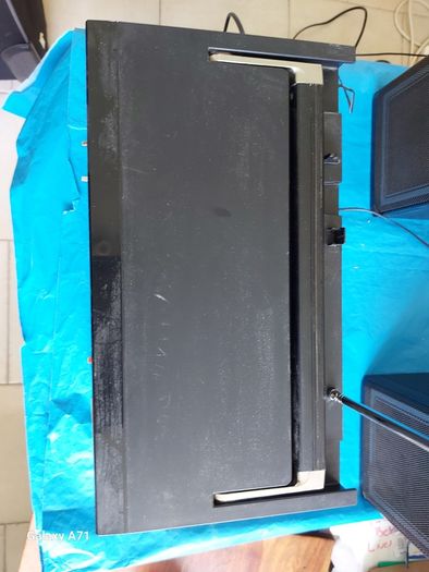 Vintage SANYO Radio and Dual Tape Deck, Model No. C36L, and 2 speakers, in excellent condition, both Tapes and Radio functioning well