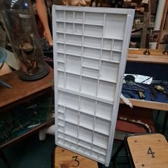 Vintage Wooden Printers Tray