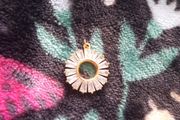 Gold crystal pendant