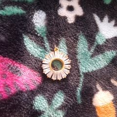 Gold crystal pendant