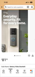 Ring video doorbell and chime