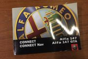 Owner Manual Supplement (Alfa Romeo 147)