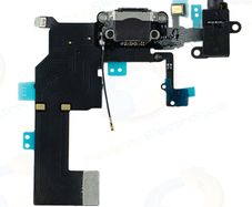 iPhone 5C Replacement Charging Dock Port Connector Flex Cable and Mic Black