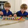 Jaques of London Wooden "Count & Stack" Montessori Educational Toy Image 7