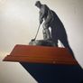 Signed Tom Mackie Sculpture Of A Golfer, Cold Cast Bronze Image 3
