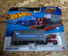 Optimus Prime Track Fleet Hot Wheels