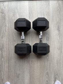 BLK BOX 22.5kg Hex Dumbbells (Pair)