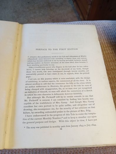 Antique. The Life and Adventures of Martin Chuzzlewit