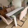 Glass dining table & 6 chairs Image 2