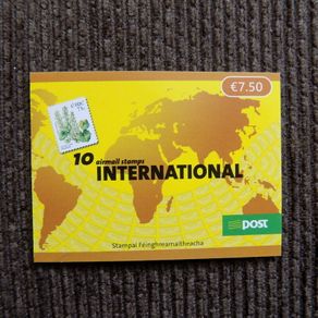 Ireland 2006.Definitive Stamps in Booklet.International.Self-adhesive.75c x 10 stamps.Worldwide.