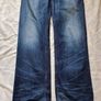 G star raw 3301 baggy Size 33/32 button fly navy in excellent condition Image 8