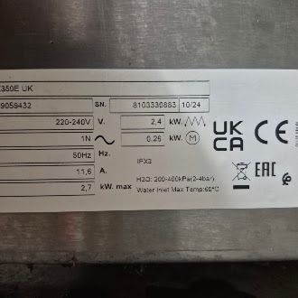 Refurbished IKobar Commercial Dishwasher K350E