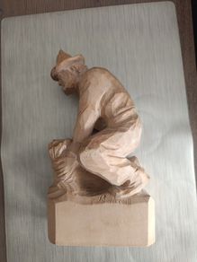 wooden sculpture Boudreault