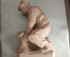 wooden sculpture Boudreault