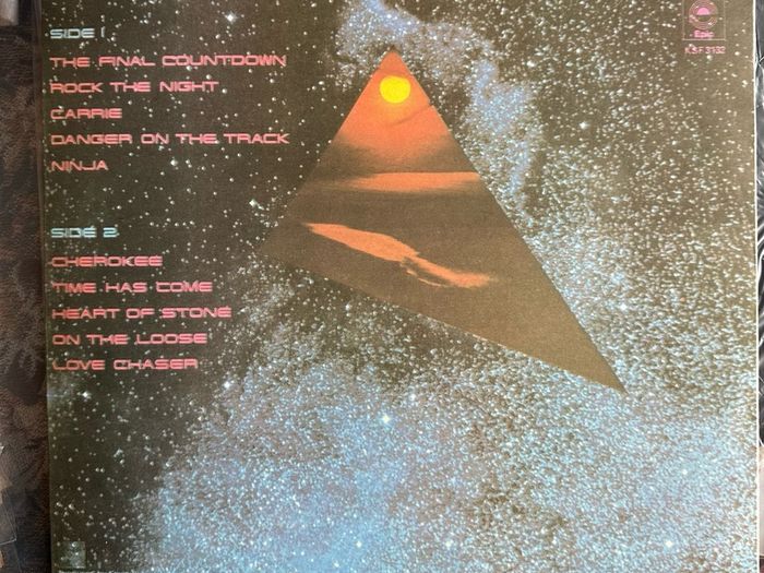 Europe. The final countdown. Zimbabwe release. Vinyl is near mint with sleeve vg+