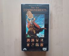 The Ten Commandments VHS Widescreen Movie (Charlton Heston Film 1956)