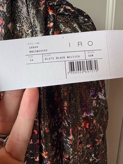 IRO silk mini, brand new with tags. RRP 589
