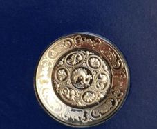 Vintage Franklin Mint Stirling Silver Miniature Plates (925)