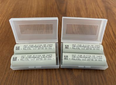 4x Genuine Molicel P42A3 21700 Batteries 4200mAh High-Drain