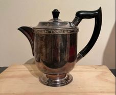 Silver plated coffee pot