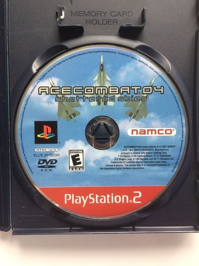 Ace Combat 04: Shattered Skies [2001] (Playstation 2 Game) USA REGION 1 NTSC-U/C