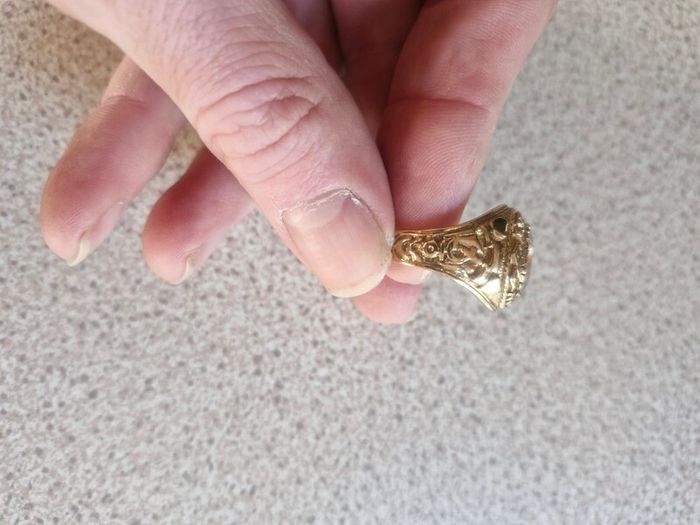 9ct gold college ring