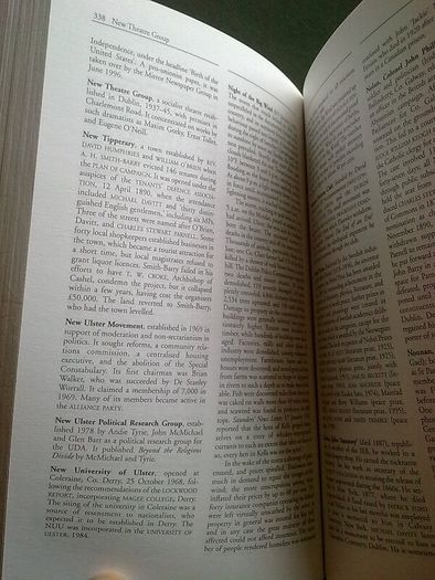 A new dictionary of Irish history from 1800 Ireland