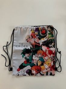 My Hero Academia drawstring bag - The Heroes design