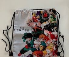 My Hero Academia drawstring bag - The Heroes design