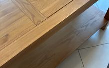 oak console table