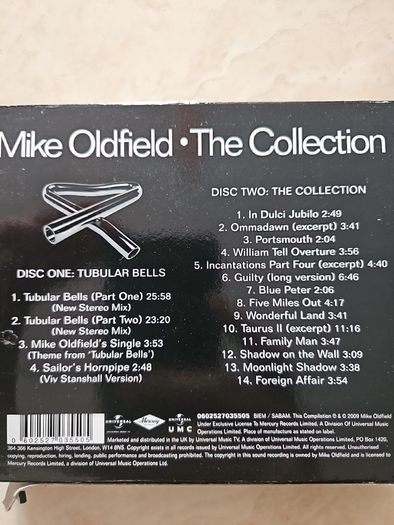 Mike Oldfield 2CD Boxset  - The Collection