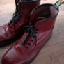 doc martens ox blood boots size 11 Image 4