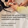 Baby Healthcare and Grooming Kit, 9X Essential Newborn Care Items for Home and Travel, Wipe-Clean and Waterproof Travel Case Image 5