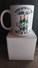 I Get Better With Wine Mug