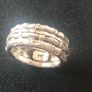 sterling silver ring with wide band Image 3