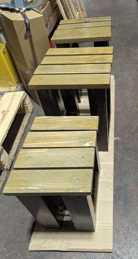 Garden Stools x2 and Table
