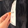 Zara Black Velvet Bomber jacket size M Please see photos Image 6