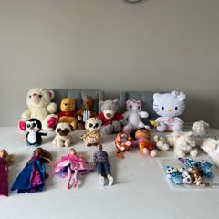 Beanie Boos, Teddys and Disney Princess dolls