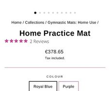 gymnastic gymnastics tumbl trac mat 15cm read before bidding