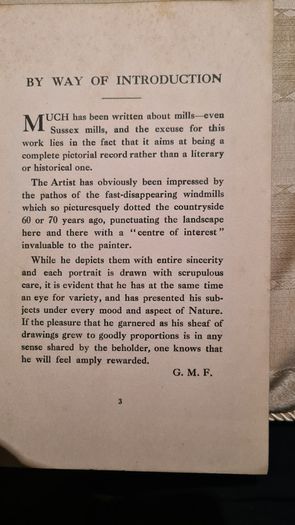 Walker's Quarterly. Rare 1930.windmills In Sussex By G. M. Fowell. Illustrated & Data Coloured By A. Ford Hughes. First Edition Paperback In Good Condition Complete With Walker's. Monthly Pull Out. See Photos.