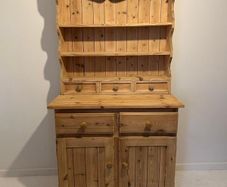 Small Solid Pine Dresser with Shelves
