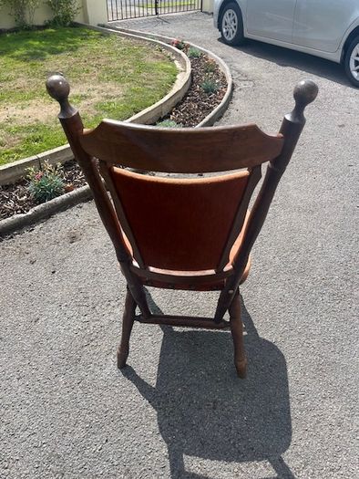 Set of 4 Beautiful Vintage Solid Wood Chairs 200