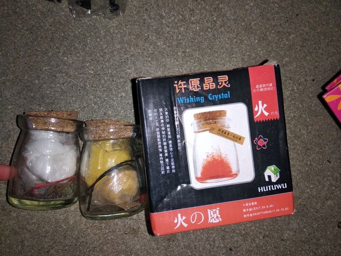 DIY crystal jars