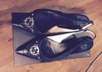 Gucci (boxed) kitten heel slingback size 5