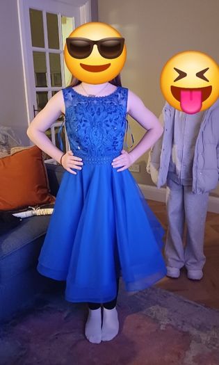 Royal blue Next Generations Confirmation dress
