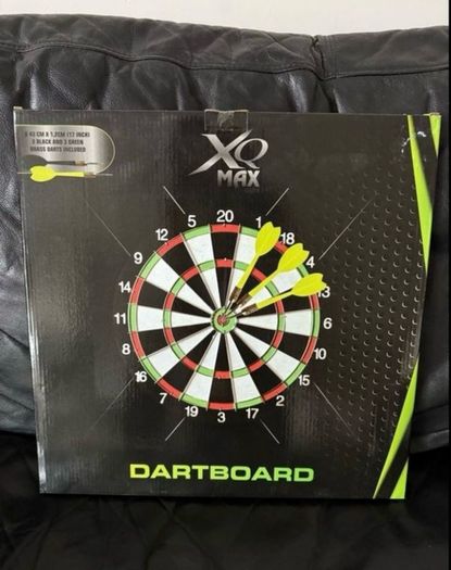 Brand new hard dartboard, dart board, in box, unopened