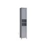 Bathroom Cabinet with lighting White or Grey Image 2